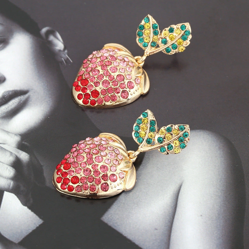 Strawberry earrings