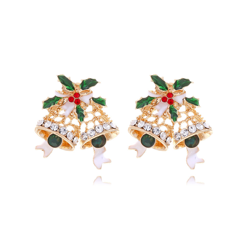 Christmas bell earrings