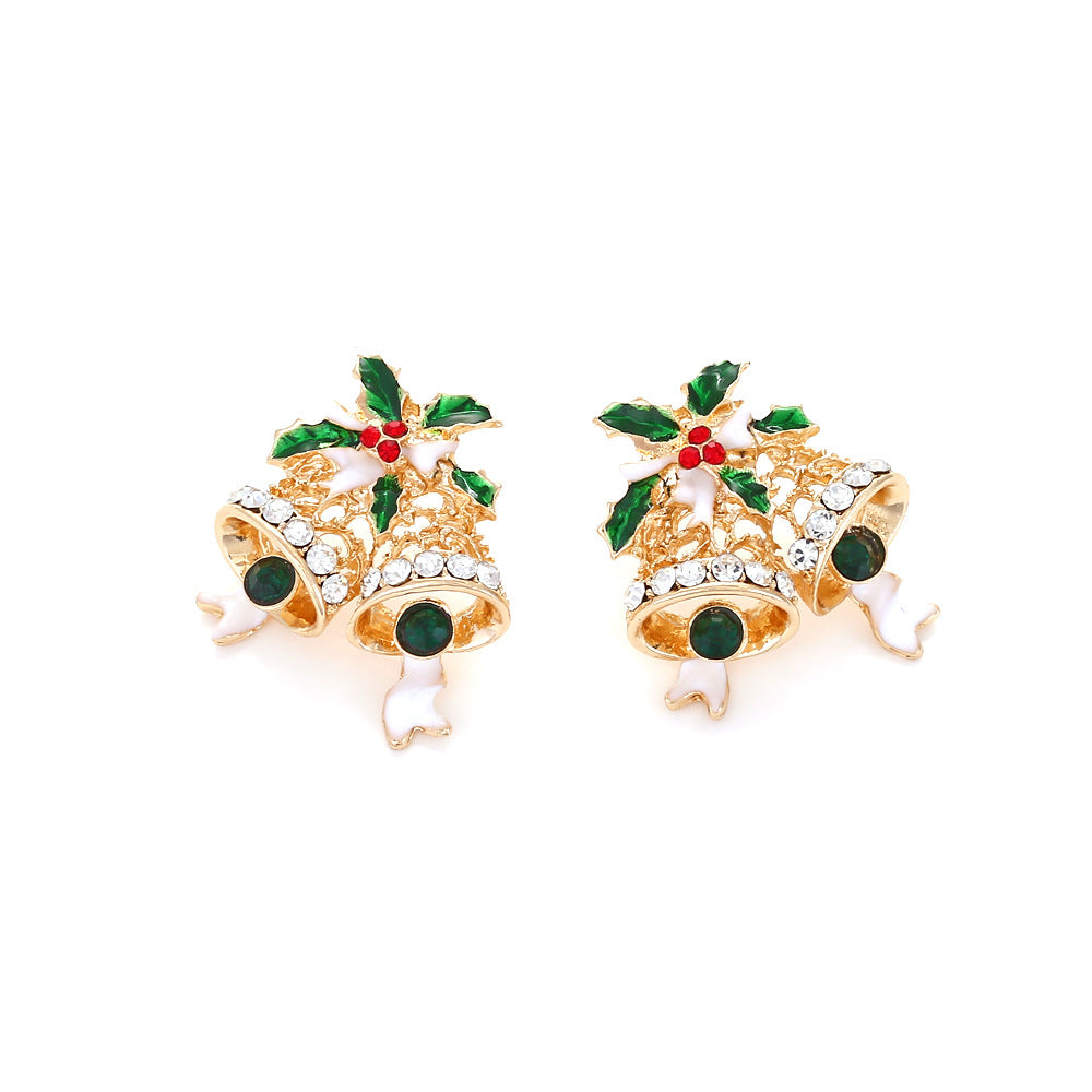 Christmas bell earrings