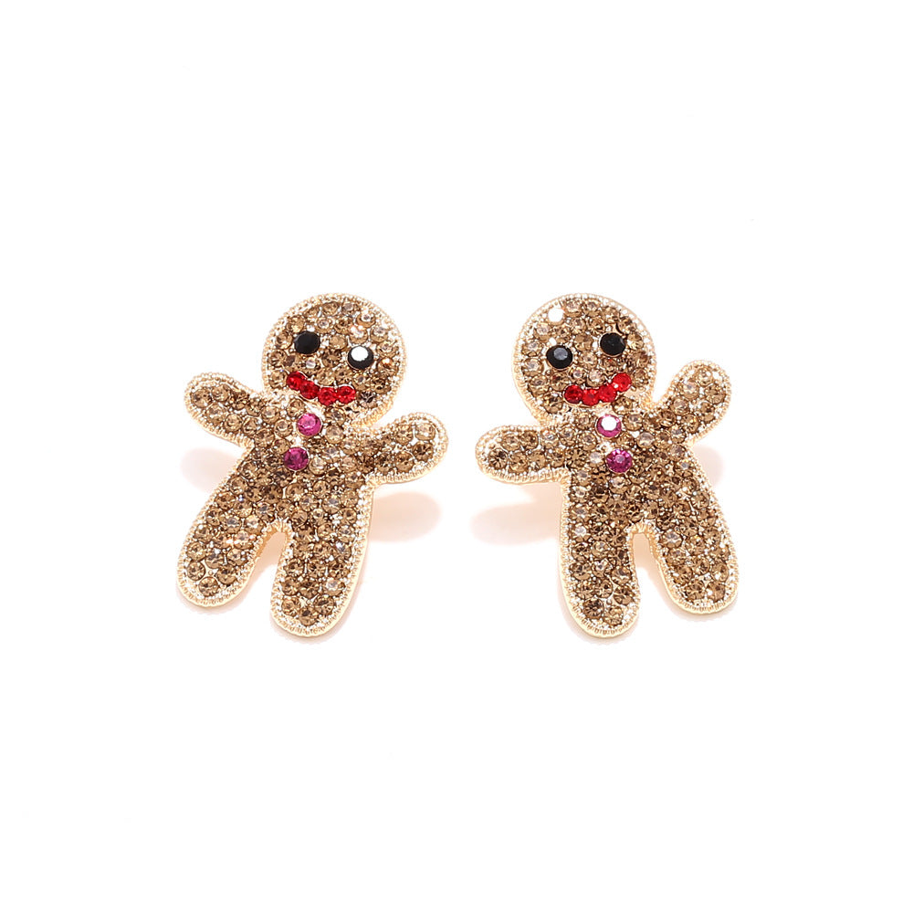 Christmas Gingerbread Man Earrings