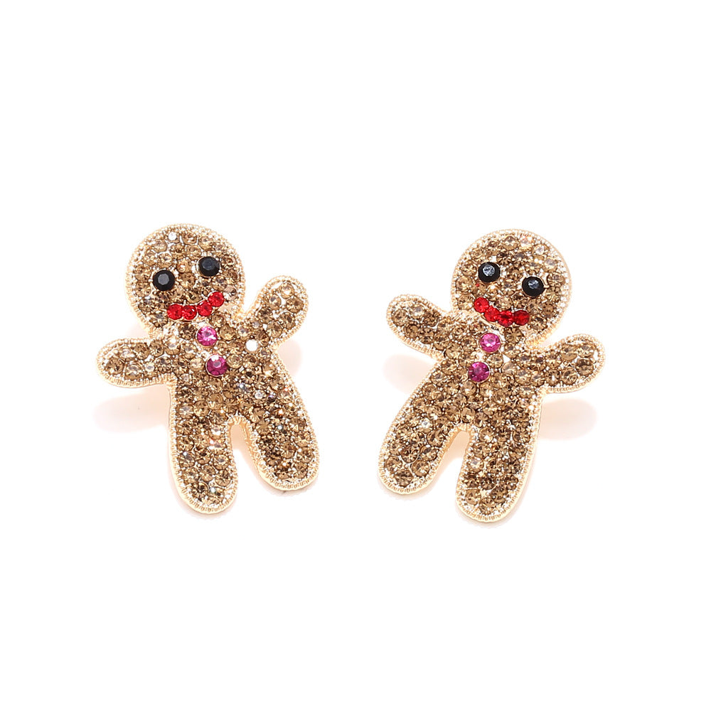 Christmas Gingerbread Man Earrings