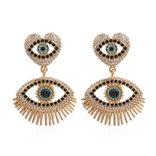 Devil eye earrings