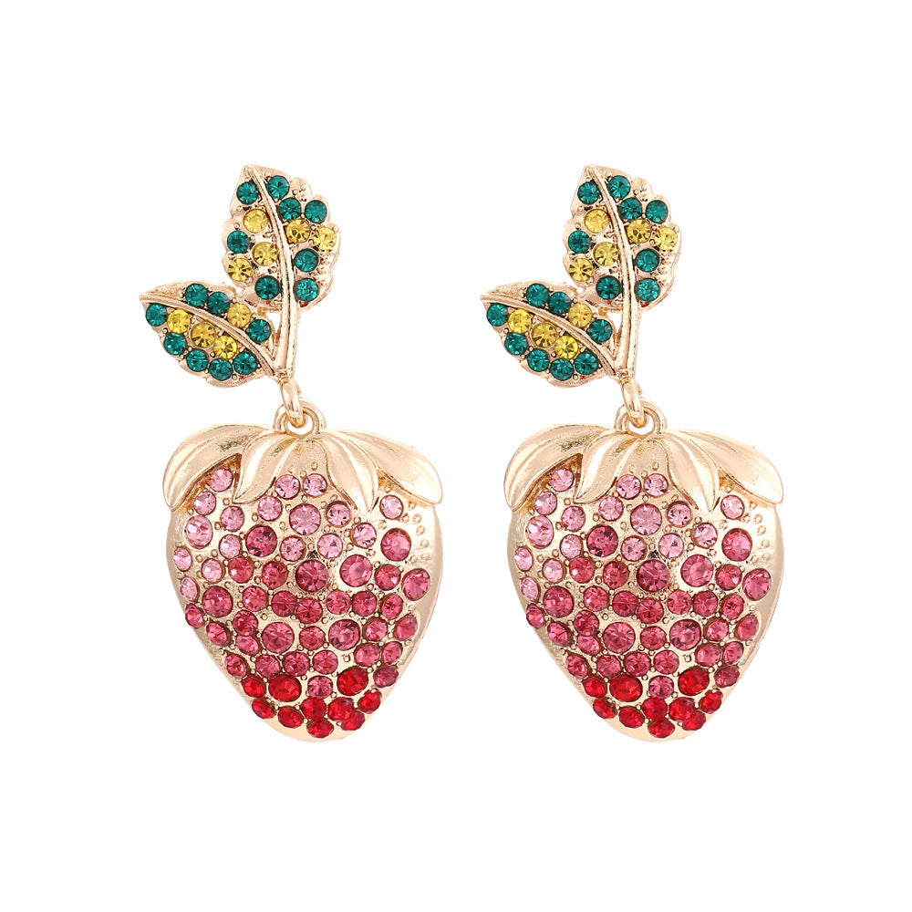 Strawberry earrings