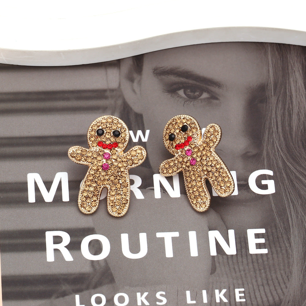 Christmas Gingerbread Man Earrings