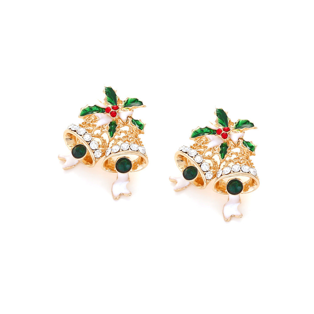 Christmas bell earrings