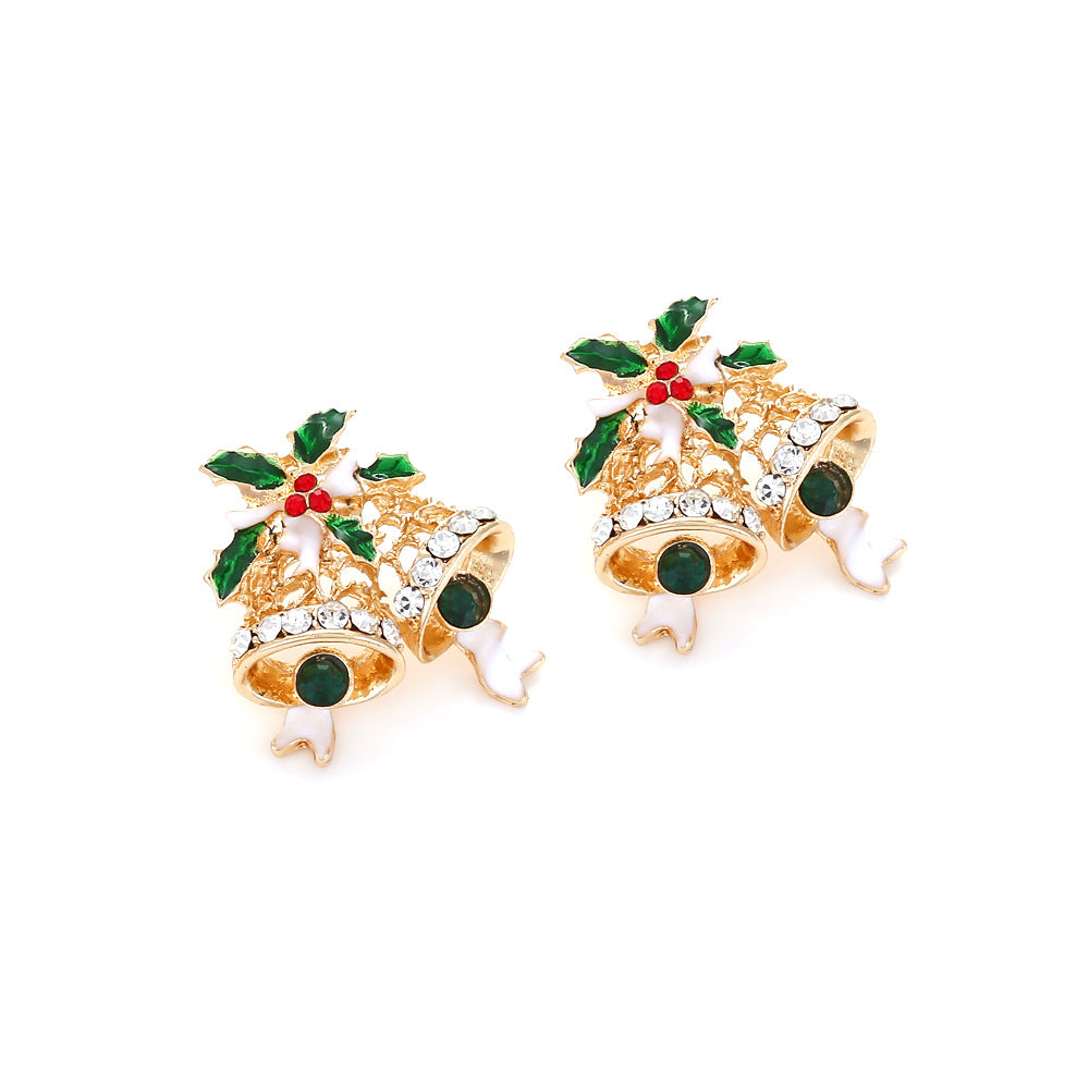 Christmas bell earrings