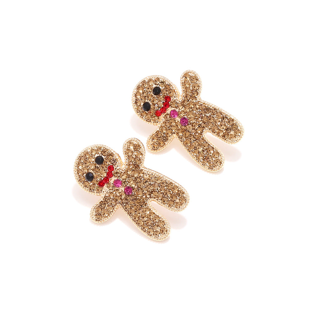 Christmas Gingerbread Man Earrings