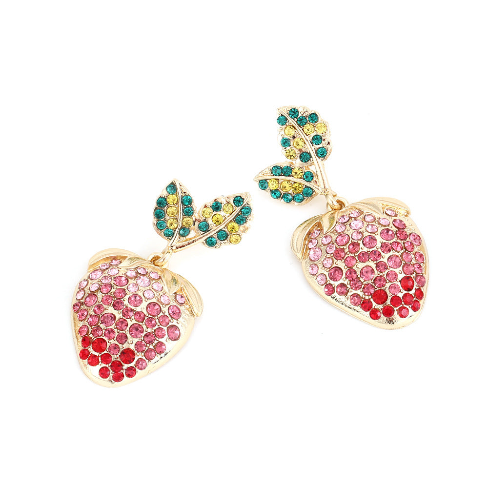 Strawberry earrings