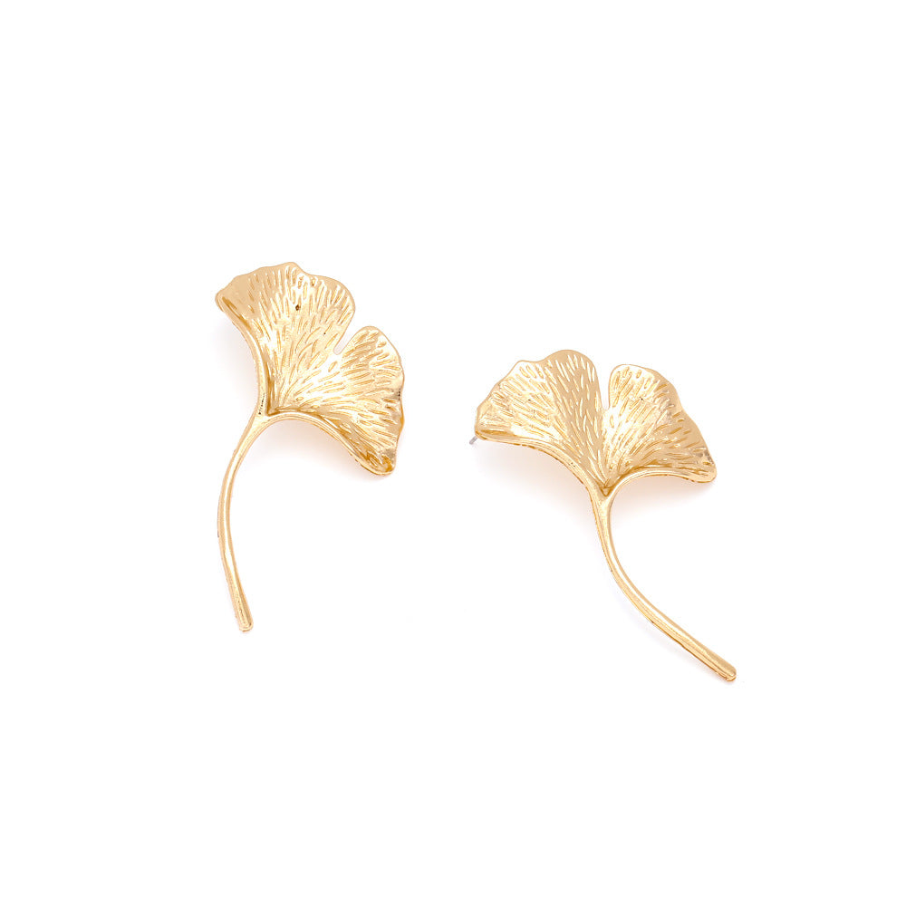 Ginkgo leaf earrings