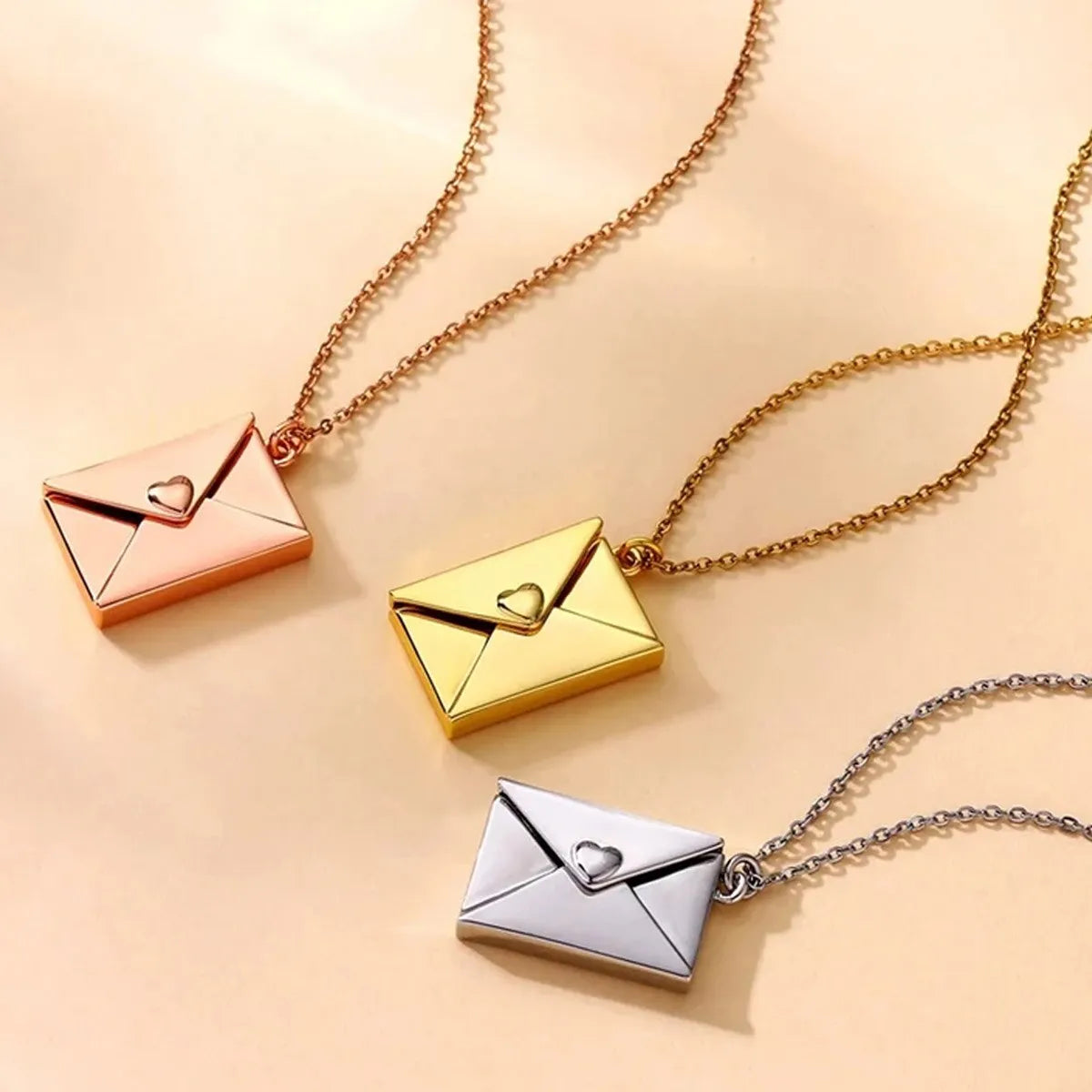 Personalized Envelope Necklace